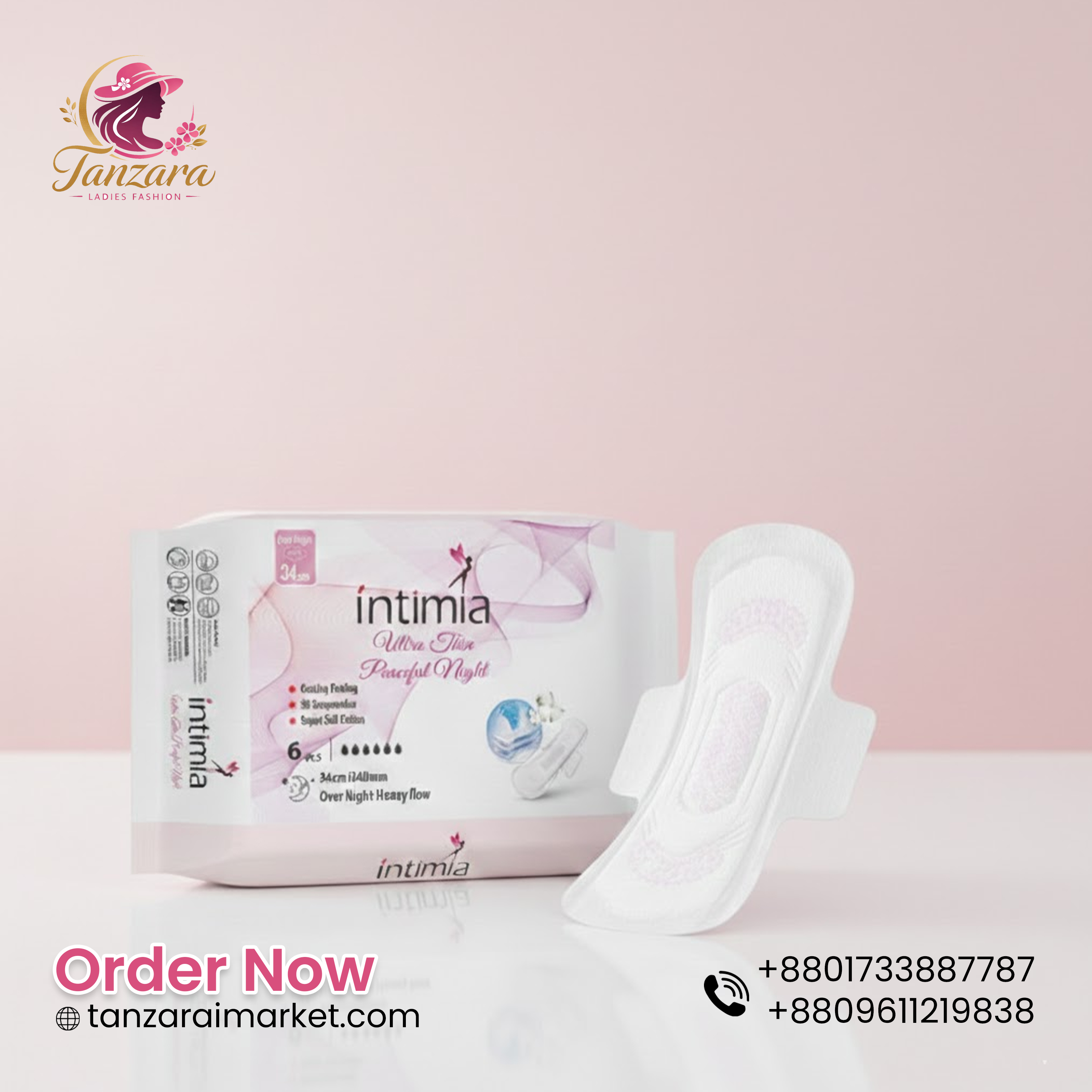 Intimia Sanitary Napkin Skin Defense